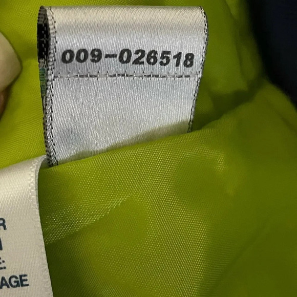 Coogi Navy Nylon Bomber Jacket SZ S‎ - Picture 5 of 8